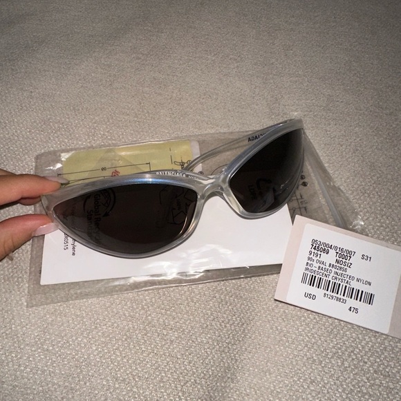 Balenciaga 90s oval Sunglasses - Picture 1 of 4